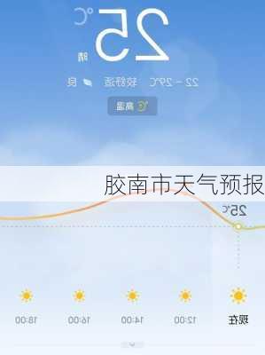 胶南市天气预报