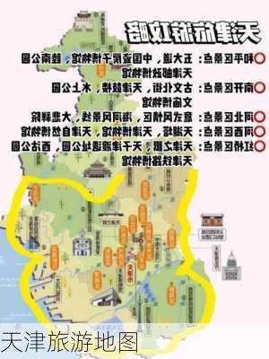 天津旅游地图