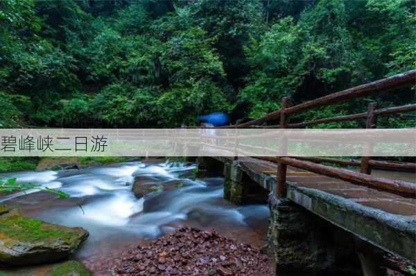 碧峰峡二日游