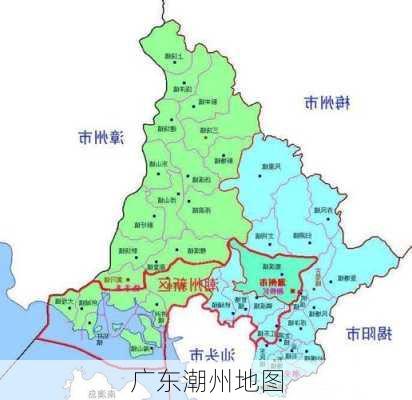 广东潮州地图