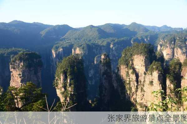 张家界旅游景点全景图