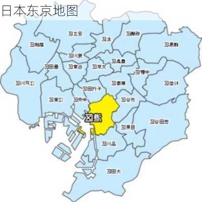 日本东京地图