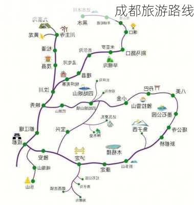 成都旅游路线