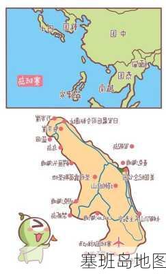 塞班岛地图